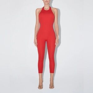 KHY Halter Capri Catsuit Jumpsuit XL NWT